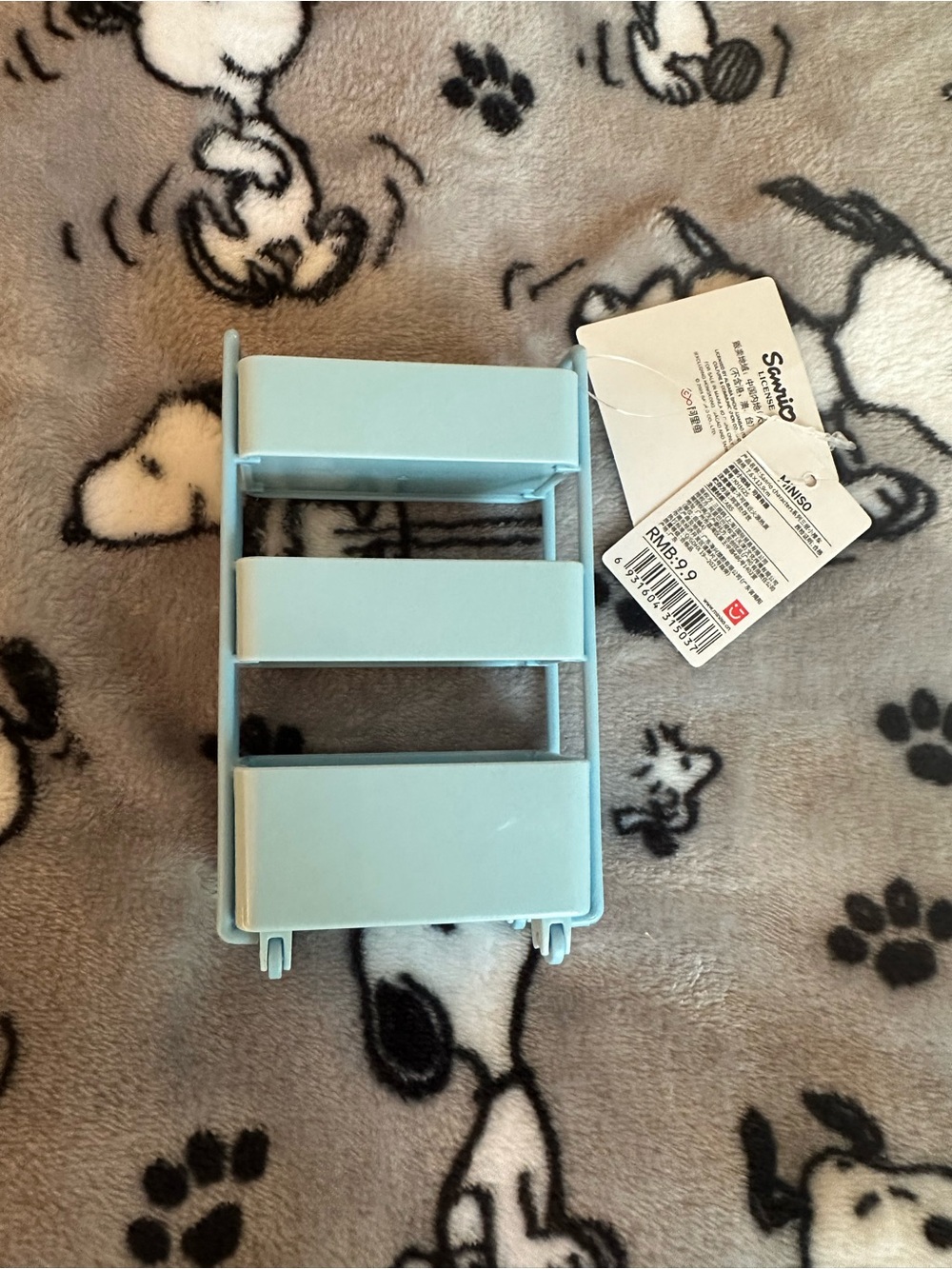 Sanrio Cinnamoroll rolling cart desk organizer - Picture 2 of 6